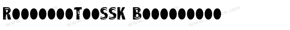 RaindropTooSSK Bold字体转换